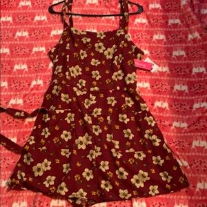 floral romper.